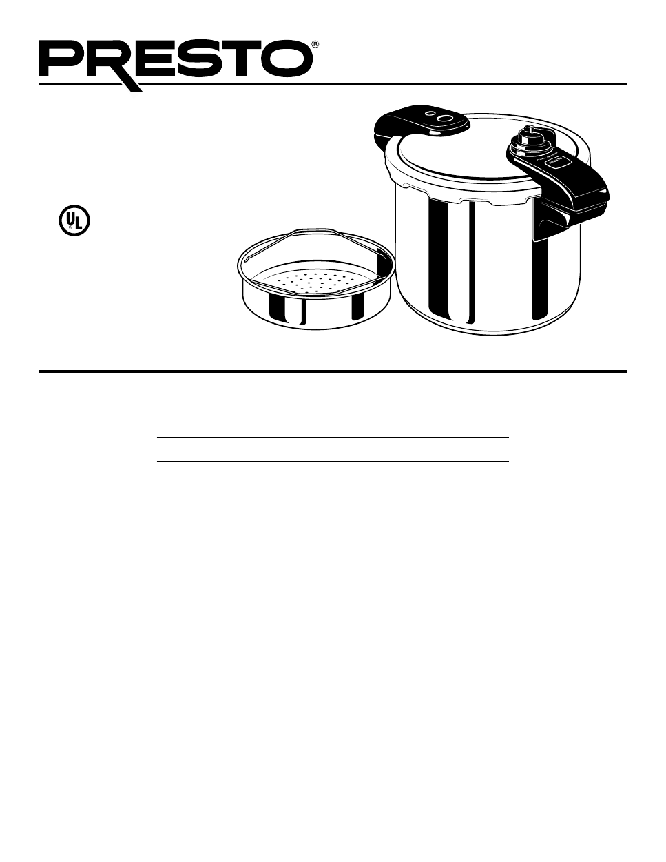Presto Electric Pressure Cooker User Manual